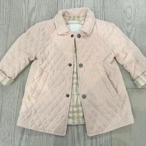 Burberry Baby Kids Pink Quilted Jacket Coat size 18 months 86cm